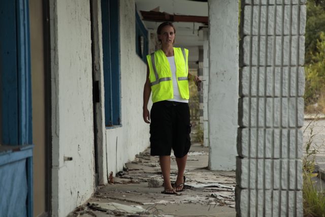 Jamie, walking and collecting