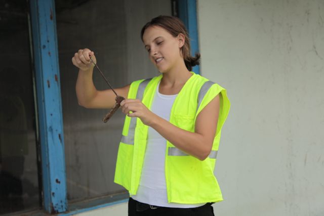 Jamie, walking and collecting