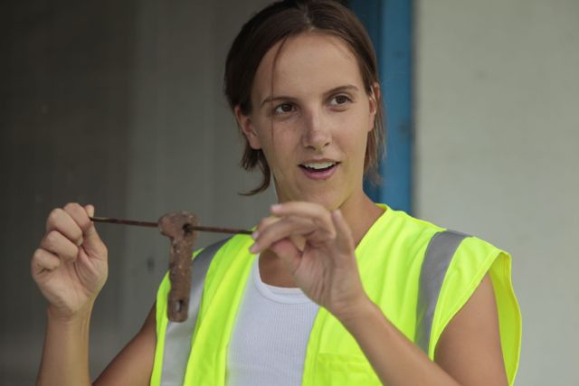 Jamie, walking and collecting