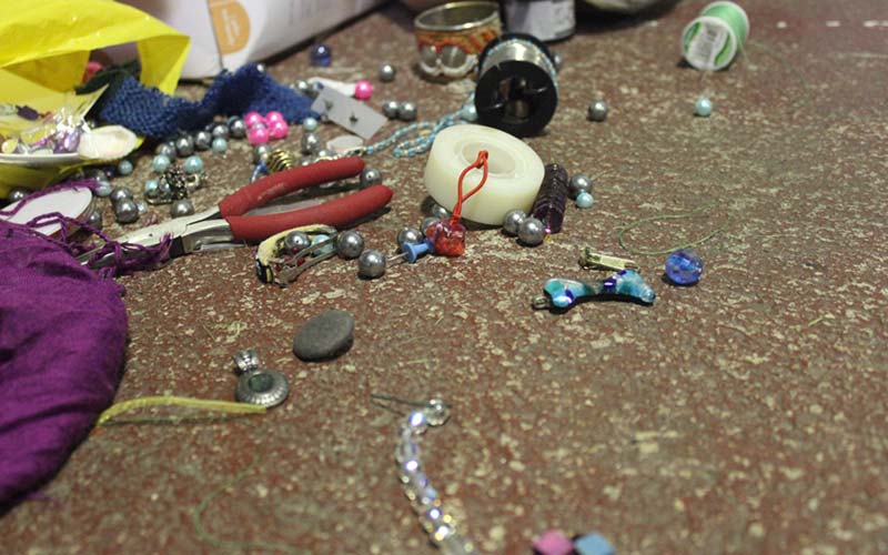 Tanisa with sock puppet